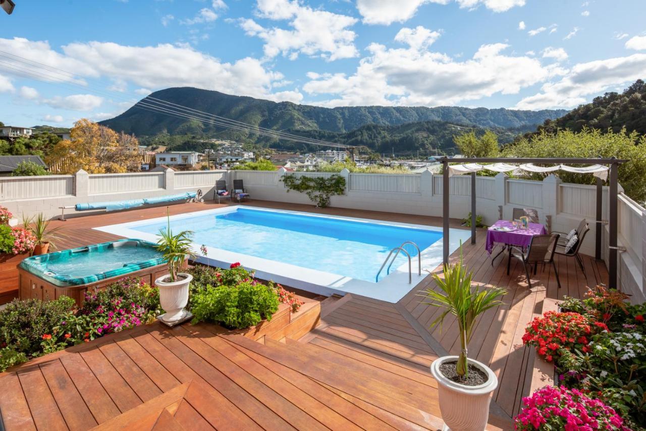 Fabulous Apartment With Private Spa Pool & Gym Picton Exterior foto
